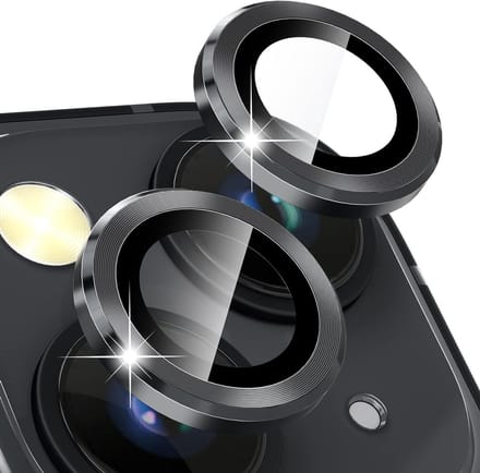 Camera Lens Protector voor iPhone 14 en iPhone 14 Max, HD Tempered Glass, 9H Hardheid en Aluminium Behuizing voor Optimale Bescherming