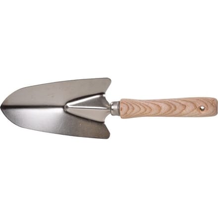 Talen Tools - Verplantschepje - Breed - Verzinkt staal - Houten handvat