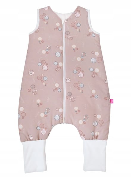 Baby Slaapzak Poten TOG 2 (1-1,5 jaar) Roze Knopen