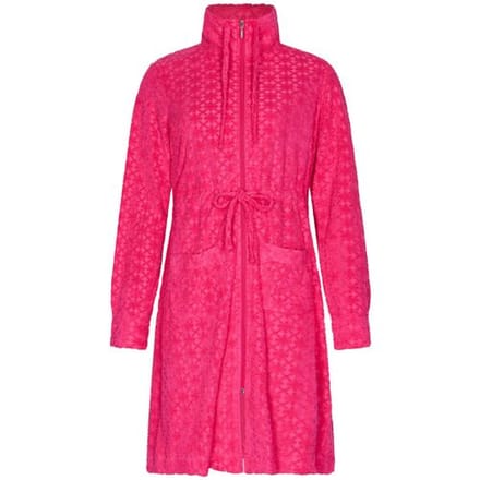 Pastunette - Badjas - Paradise Pink - Badstof - Roze - Rits - Maat S