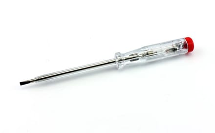 Spanningszoeker 120-250V 190 mm – VDE/GS & CE Gecertificeerd – Schroevendraaier Spanningstester – TOOLTECH