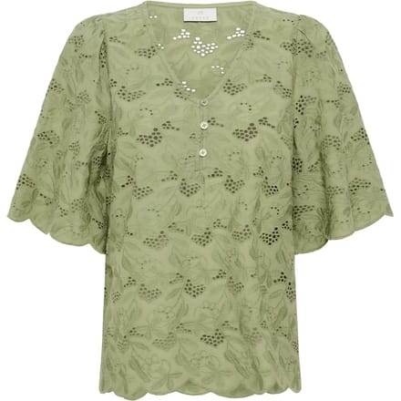 Blouse met lange mouwen A-shape Oil Green