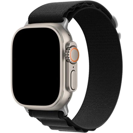 2+1 | Apple Watch Bandje Alpine - Nylon - Zwart