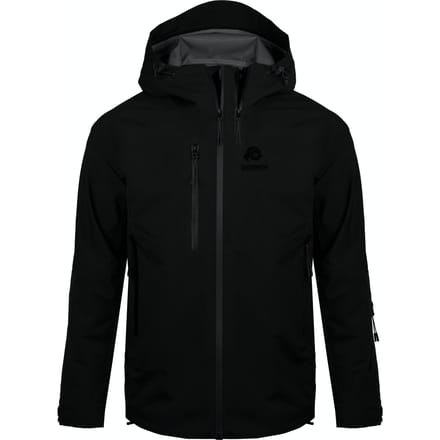 Heren 3-Laags Hardshell Wandeljack Zwart