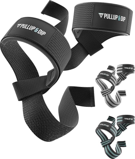 Trekhulp voor Krachttraining - Gevoerde Gewichthefferlussen, Polsbanden en Deadlifting Straps