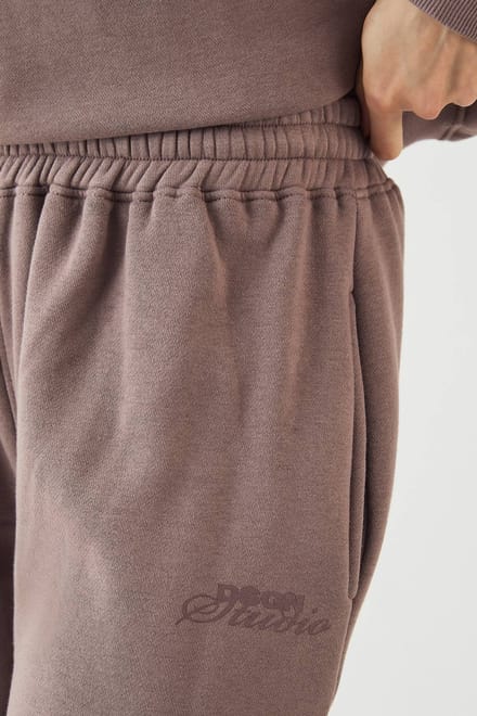 Dames DSGN Studio Rechte Pijp Jogger | Mokka | Maat: Medium