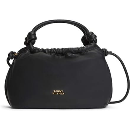Tommy Hilfiger Soft Leather Med Crossover Black Größe: OS | Handtaschen Outlet | Damen | Schwarz