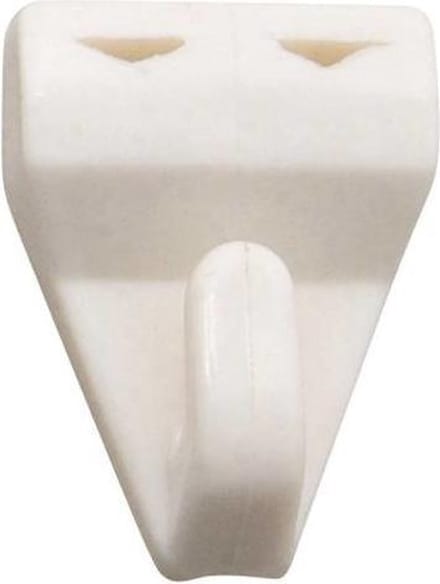 Verlofix Gipsplaathaak Met V-nagel Wit 7 Stuks