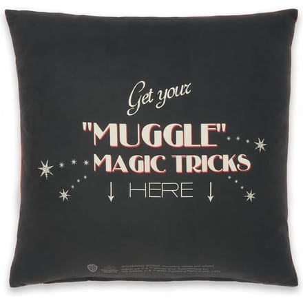 Decorsome x Harry Potter Muggle Magic Square Cushion - 40x40cm - Soft Touch