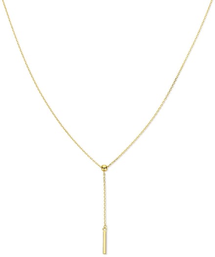 Jackie Gracia Long Necklace 14 Karaat Goud 45