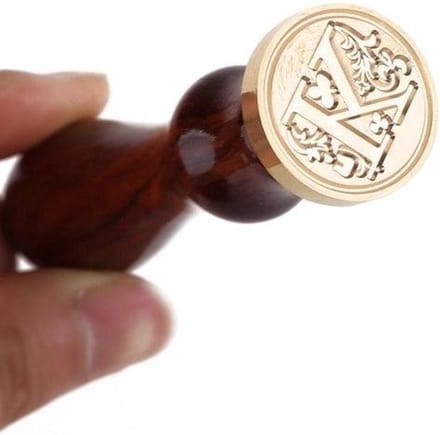 Houten Stempel met Letter K | Wax Seal | Stempelen