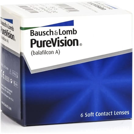 -1,50 PureVision - 6 pack - Maandlenzen - Contactlenzen - BC 8,60