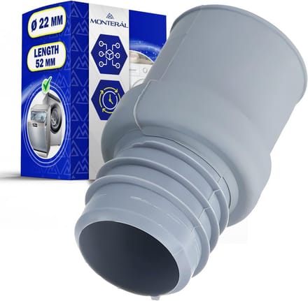 Afvoerfitting Wasdroger en Vaatwasser 22 mm