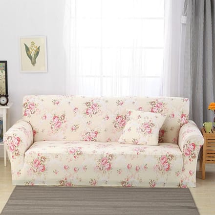 Hoezen Sofa Bloemenpatroon Cove Strakke Wikkel All-Inclusive Slip-Resistant Sectionele Elastische Volledige Sofa three seat sofa