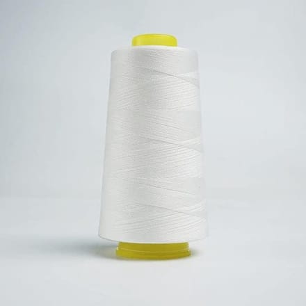 Naaimachine Garen - Polyester Draad - Kleding Maken - Hoge Treksterkte - 3000m - Wit