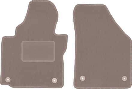 Beige voormatten voor: Volkswagen Touran I minivan (2004-2010)