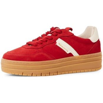 Tamaris lage toptrainers 1-23773-43 590 damesschoenen M2377343 rood