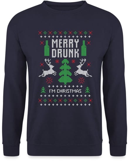 Lelijk Kerstmis Merry Drunk I'm Christmas Sweater Heren