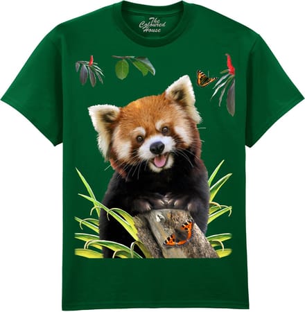 Rode Panda Lesser Red Panda The Coloured House T-shirt S