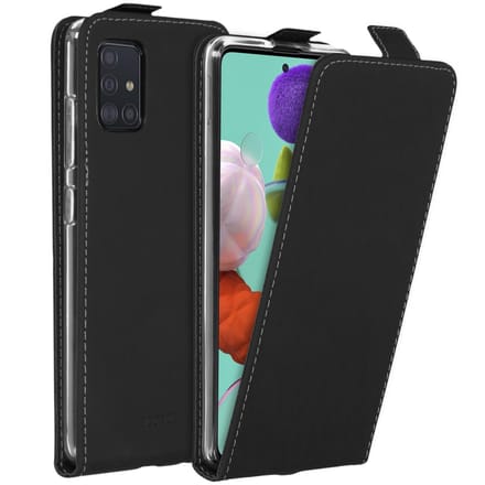 Accezz Hoesje - Geschikt voor Samsung Galaxy A51 - Flipcase - Zwart