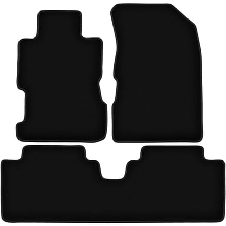 BASIC zwarte veloursmatten voor: Honda Civic VII sedan (2001-2005)