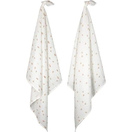 Prénatal hydofiele multidoeken soon 2 stuks Beigebrown unisex