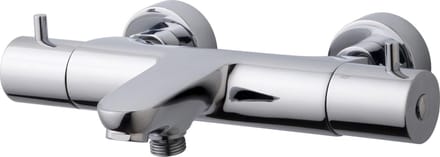 Wiesbaden Caral Thermostatische Badmengkraan 15 cm. - Chroom
