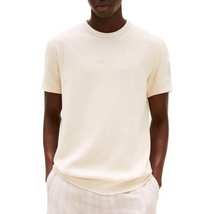 Slim fit T-shirt met structuurpatroon