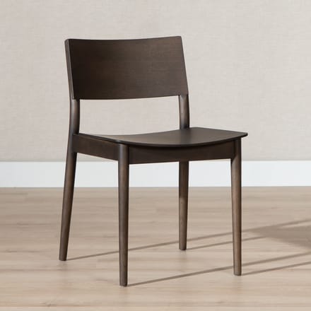 Bronx71® Scandinavische eetkamerstoel Juno walnoot - stoel