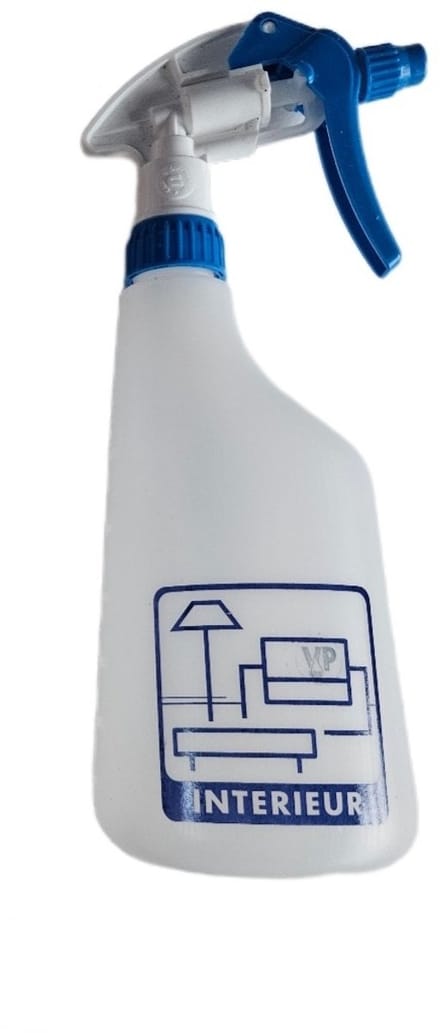 Sprayflacon met schaalverdeling 600m met canyon sprayer Blauw-interieur
