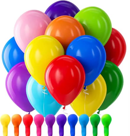 New Age Devi - Gekleurde ballonnen - 50 stuks - diverse kleuren - 26 cm diameter