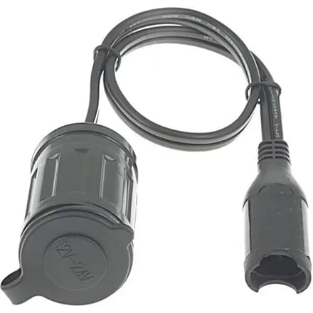 OptiMate O-06 SAE naar 12V Sigarettenaansteker Adapterkabel – Waterdicht – 10A – 50cm – Voor Motor & Auto