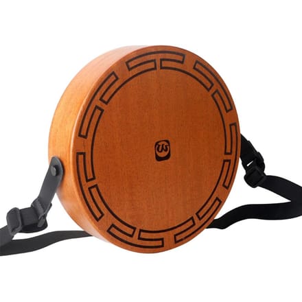 Cajon Houten Drum 2-tonige Platte Hand Drum Percussie Instrument met Verstelbare Band en Opbergruimte brown