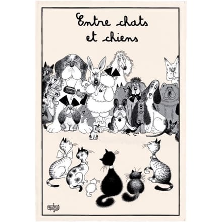 Theedoek - tussen katten en honden Winkler Dubout
