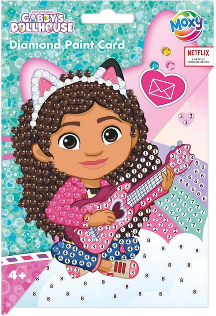 Diamond Painting Kaarten & Enveloppen Gabby's Poppenhuis