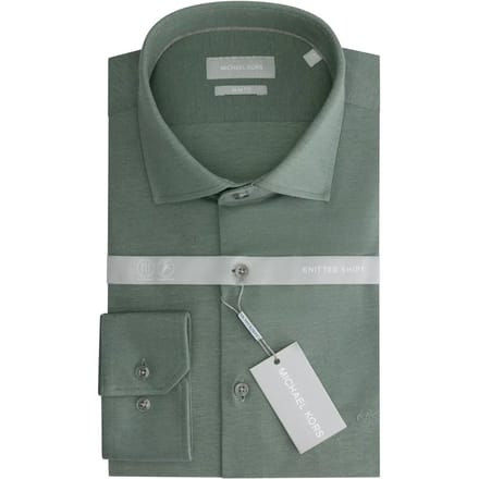 Slim fit piqué shirt Michael Kors Solid