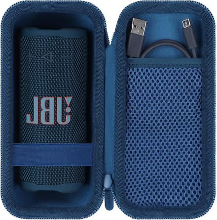 Duurzame Beschermcase voor Compacte Bluetooth Speaker - Schokbestendig en Waterdicht (Marineblauw)