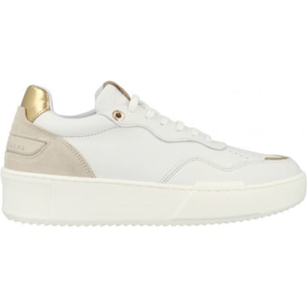 Palpa Veterschoen - Vrouwen - Wit/Taupe/goud - Maat 37
