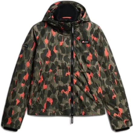 Superdry Mountain Windjack met Capuchon Green Grootte: 44