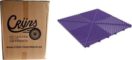 CRIJNS - Dalles - Floor Tiles - Trax - PRO - 39,50x39,50cm - BOX - 30 Items - Purple