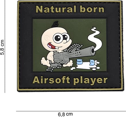 101 Inc Embleem 3D Pvc Natural Born  1504