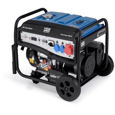 HBM aggregaat, generator 459 cc met benzinemotor 230/400V 8000W