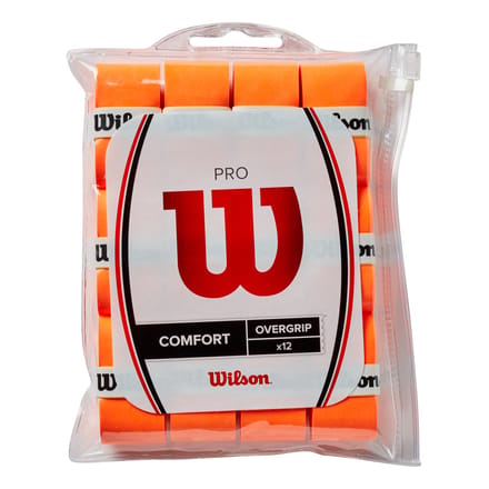 Wilson Burn Pro Overgrip Verpakking 12 Stuks-Oranje