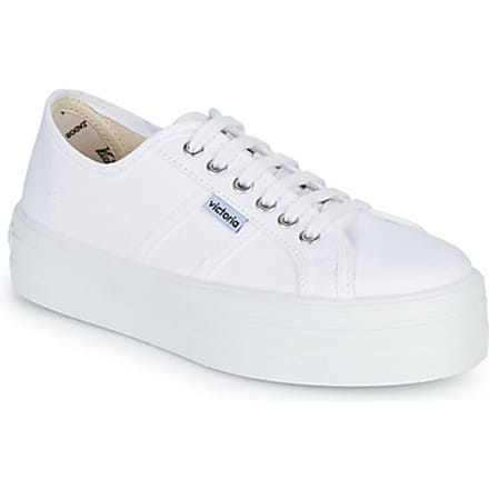 Victoria  Lage Sneakers BLUCHER LONA PLATAFORMA