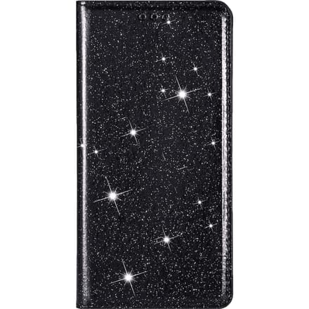 Comfycase iPhone 12 (Pro) Flash Powder Slim-Fit Flipcover Zwart