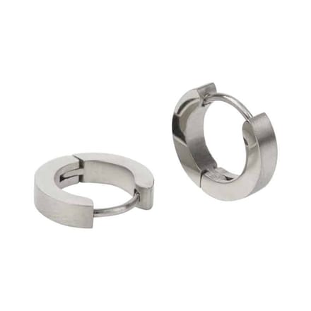 Kalli Oorringen Edelstaal Mat Zilver 1850 (14mm)
