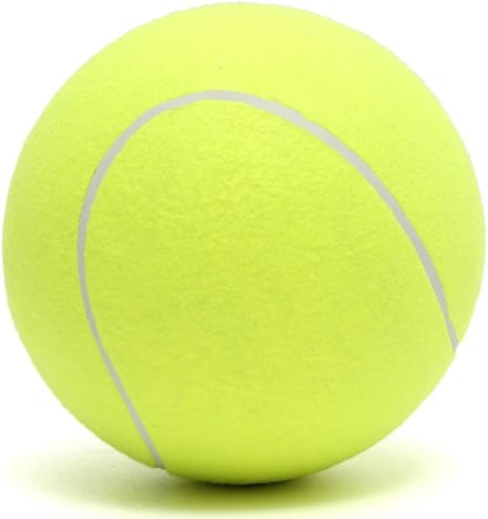 Oneay Mega jumbo tennisbal hondenspeelgoed – Extra grote rubberen speelbal Ø 24 cm