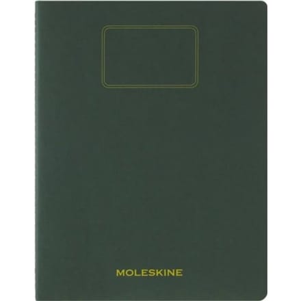 Moleskine Schrift Student XXL - Zachte kraft - Blanco - Mirte Groen