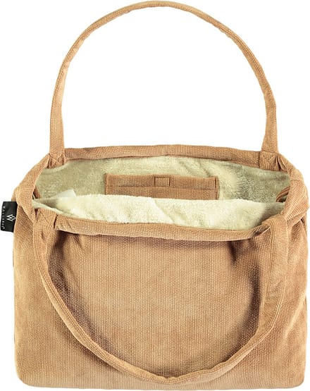 Wallabag - Tote Bag - Luiertas - Shopper - Mom Bag Structure Corduroy Brown