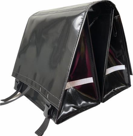 Du Baj large LUXE - Dubbele Fietstas - 45 l - Black